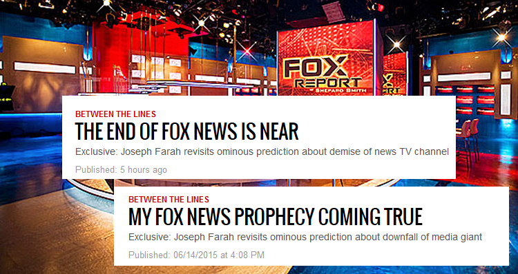 ‘The End Of Fox News Is Near’ According To Ultra-Conservative Website