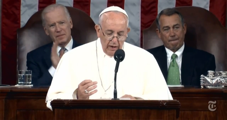 Republicans Fooled, Give Pope Standing Ovation At The Wrong Moment (VIDEO)