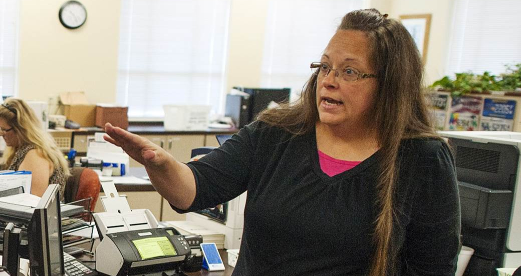 Kentucky Clerk Jailed On Contempt Charges