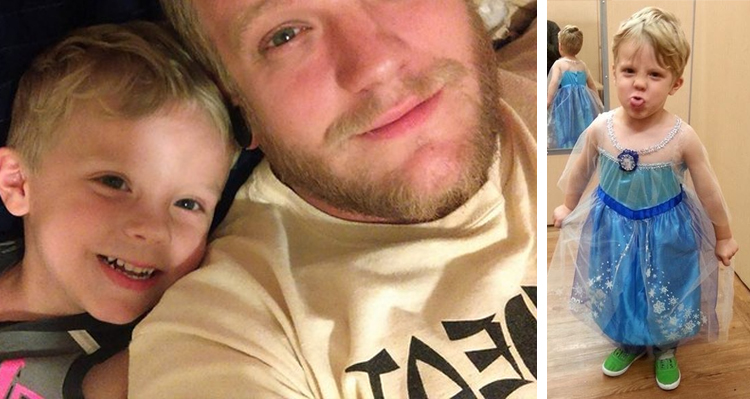 Dad Ices Gender Norms After Son Decides To Dress As Elsa For Halloween – He’s Going As Anna