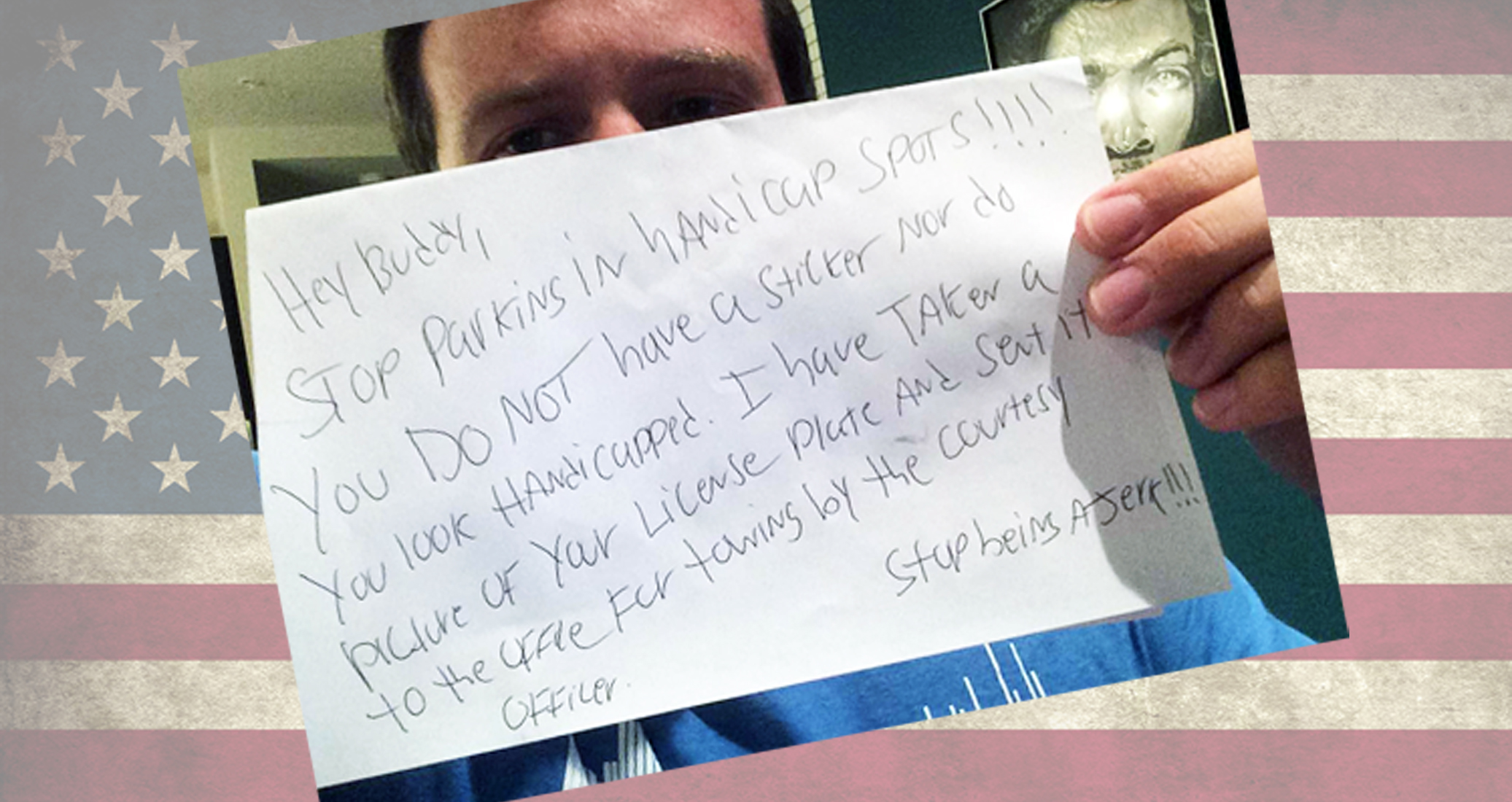 Disabled Army Veteran’s Epic Response To Passive-Aggressive Note