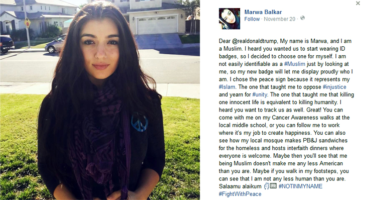 Young Muslim Posts Defiant Letter To Donald Trump
