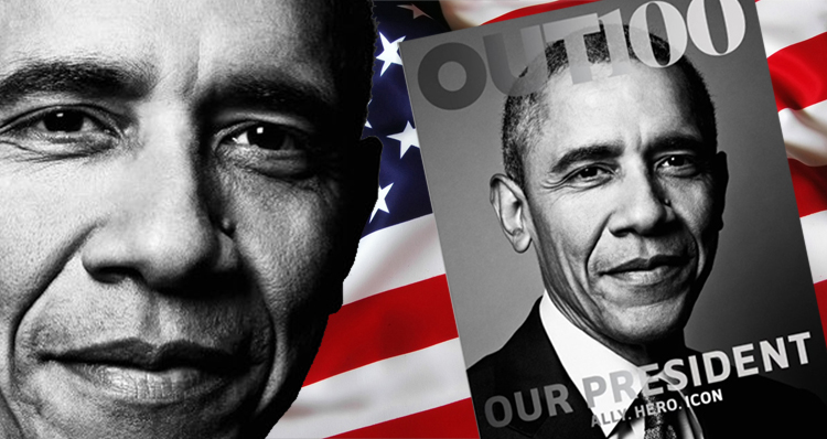 Obama Becomes First President To Pose For LGBT Magazine Cover