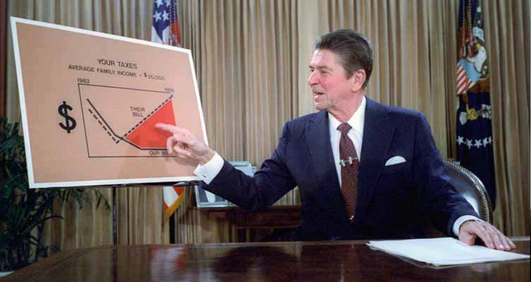 Ronald Reagan’s Racially Motivated Speeches And Tax Cuts (Video)