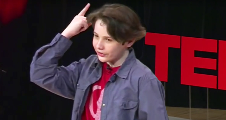 TEDx Talk by 14-Year-Old with Higher IQ Than Einstein – Video