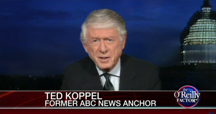 Legendary News Anchor Ted Koppel Blasts Donald Trump, Fox News and Bill O’Reilly – Video