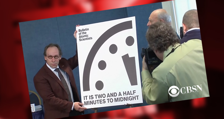 Doomsday Clock 30-Seconds Closer To Global Annihilation Thanks To Trump – Video