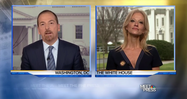 Chuck Todd Obliterates Kellyanne Conway After She Threatens The Media- Video