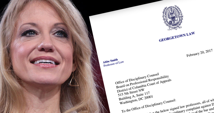 Misconduct Complaint Filed Against Kellyanne Conway By Law Professors
