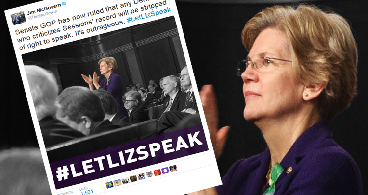 Enraged, Democrats Come Out Swinging After Elizabeth Warren Silenced By Senate Republicans