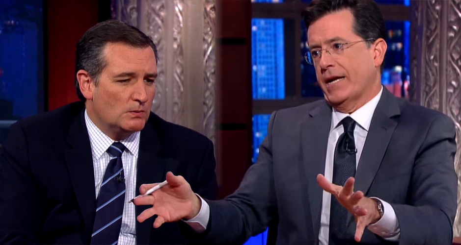 The Time Stephen Colbert Called Out Ted Cruz Hypocrisy – To His Face (Video)