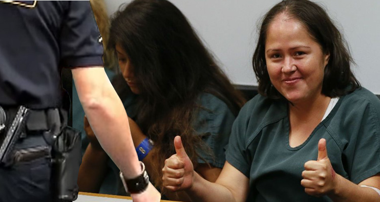 Mother Accused Of Killing Her Family Gives Thumbs Up In Court- Video