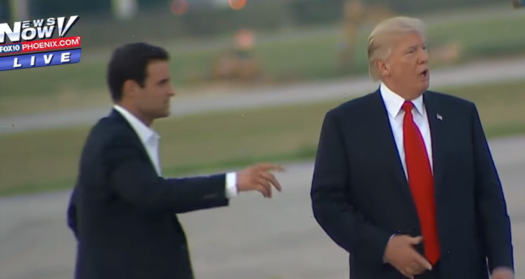Confused, Trump Gets Lost Walking 10-Feet To His Limo – Video