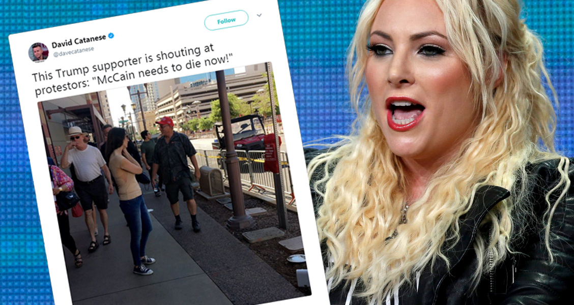 Meghan McCain Fires Back At Trump Supporter Calling For Her Father’s Death