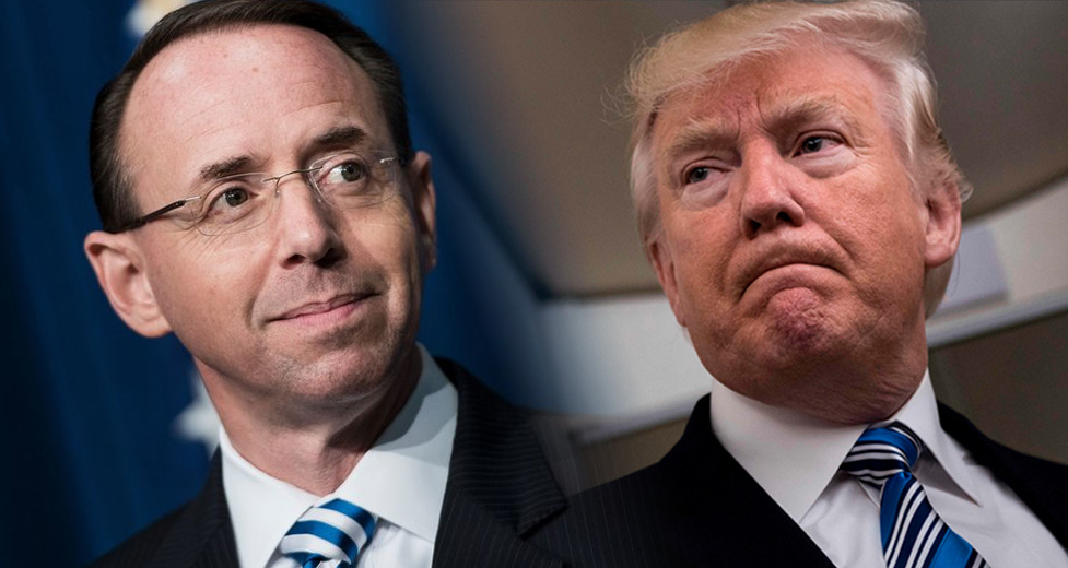Rosenstein Drops A Bomb On Trump – And This One Is Going To Hurt