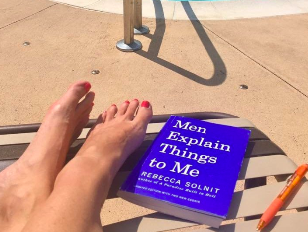 Woman Reading ‘Men Explain Things To Me’ Gets Unsolicited Advice From Mansplainer 