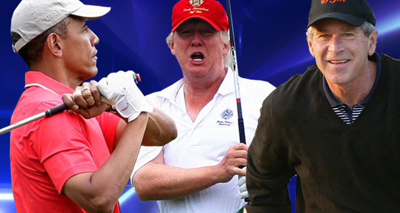 Hey Conservatives, Let’s Compare Trump’s Time On The Golf Course To Obama’s And Bush