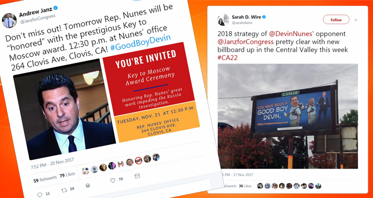 Devin Nunes Hilariously Trolled By His Democratic Opponent