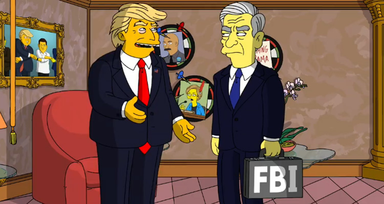 The Simpsons Shows Trump Attempting To Bribe Robert Mueller – Video