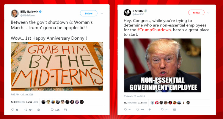 Twitter Reacts To Republican-Led Shutdown With #TrumpShutDown And #DoYourJob