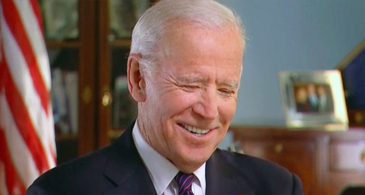 Joe Biden Can Barely Keep From Cracking Up When Asked What He Thinks About The Trump White House – Video