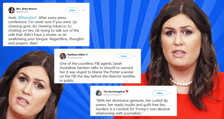 Twitter Is Merciless As It Responds To Sarah Huckabee Sanders’ Latest Lie