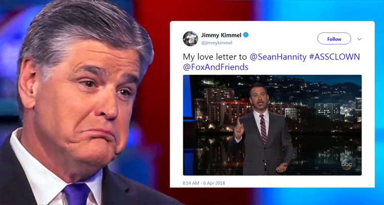 Jimmy Kimmel Destroys Sean Hannity – ‘If I’m An Assclown – You, Sean, Are The Whole AssCircus’ – Video