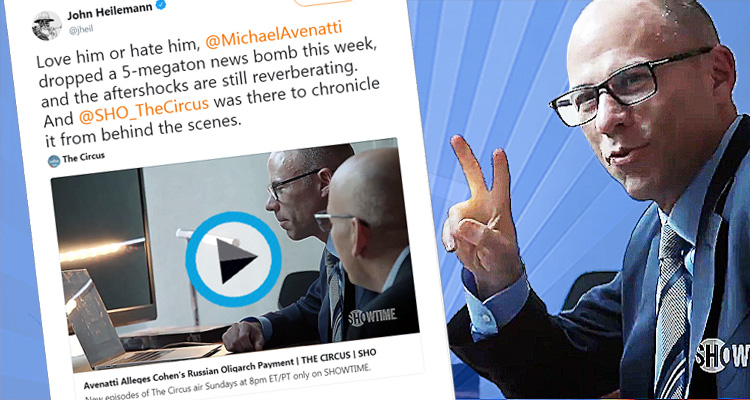 Behind The Scenes Video Shows Michael Avenatti Dropping His 5-Megaton Bomb On Team Trump Live – Video