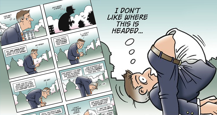 Doonesbury Trolls Republicans, Perfectly Capturing Their Spineless Nature In The Trump Era